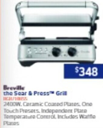 Retravision the Sear & Press Grill offer