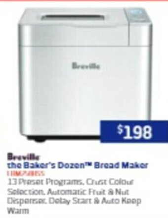 the Baker's Dozen Bread Maker