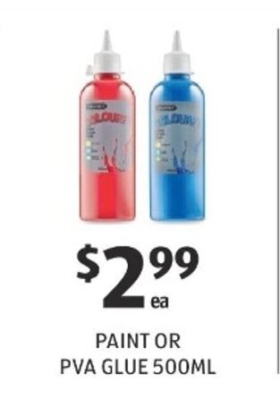 ALDI Paint or PVA Glue 500ml offer