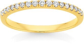 Angus & Coote 9ct gold diamond band offer