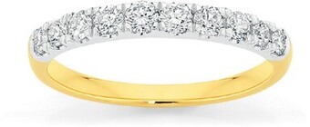 Angus & Coote 9ct gold diamond band offer