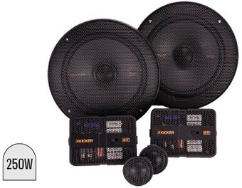 Autobarn Kicker 6.25” ks series 2 way component speakers offer