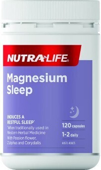 healthylife Nutra-life magnesium sleep 120 capsules offer