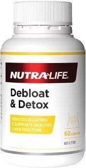 healthylife Nutra-life debloat & detox 60 capsules offer