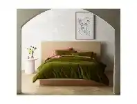 LivingStyles Vintage Design Homeware Cotton Corduroy Quilt Cover Set, Super King, Mossy Road offer