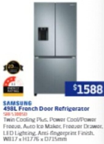 Retravision 498L French Door Refrigerator offer
