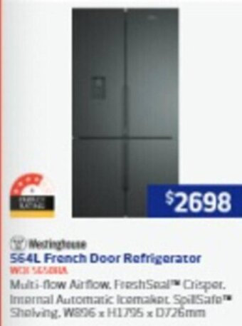 Retravision 564L French Door Refrigerator offer