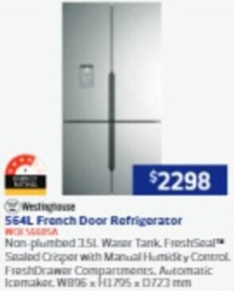 Retravision 564L French Door Refrigerator offer