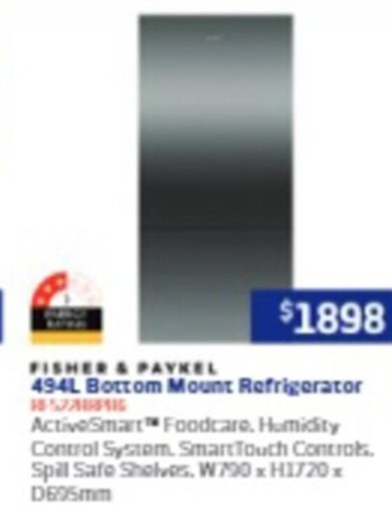 494L Bottom Mount Refrigerator offer at Retravision