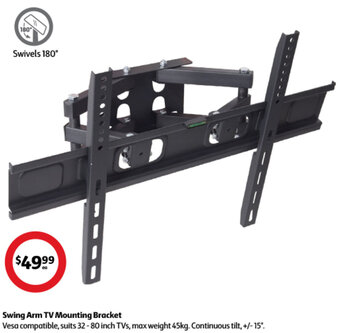 Swing Arm TV Mounting Bracket