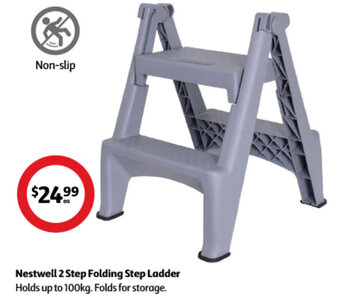 Coles Nestwell 2 Step Folding Step Ladder offer