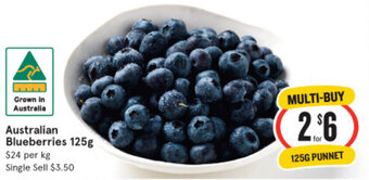 IGA Australian Blueberries 125g offer
