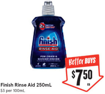 IGA Finish Rinse Aid 250mL offer