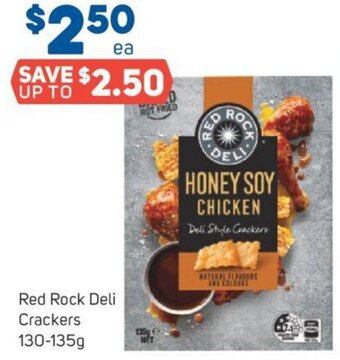Foodland Red Rock Deli Crackers 130-135g offer