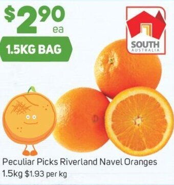 Foodland Peculiar Picks Riverland Navel Oranges 1.5kg offer