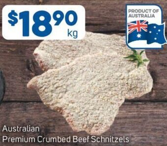 Foodland Australian Premium Crumbed Beef Schnitzels offer