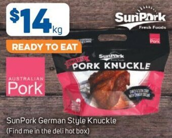 Foodland SunPork German Style Knuckle offer