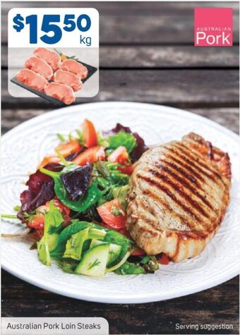 Foodland Australian Pork Loin Steaks offer