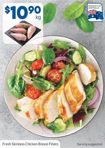 Foodland Fresh Skinless Chicken Breast Fillets offer