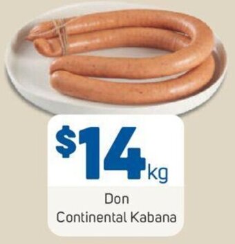 Foodland Don Continental Kabana offer