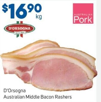 Foodland D'Orsogna Australian Middle Bacon Rashers offer