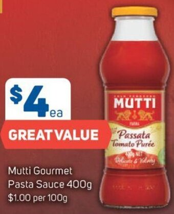 Foodland Mutti Gourmet Pasta Sauce 400g offer