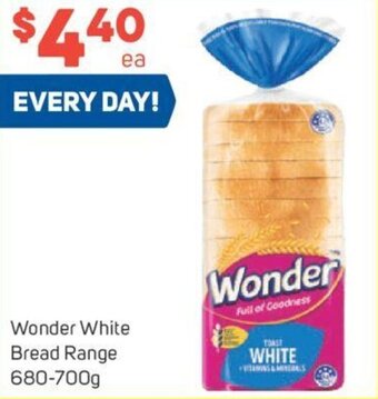 Foodland Wonder White Bread Range 680-700g offer