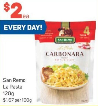 Foodland San Remo La Pasta 120g offer