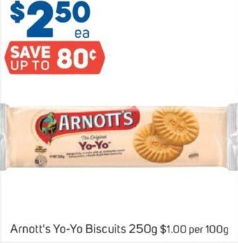 Foodland Arnott's Yo-Yo Biscuits 250g offer