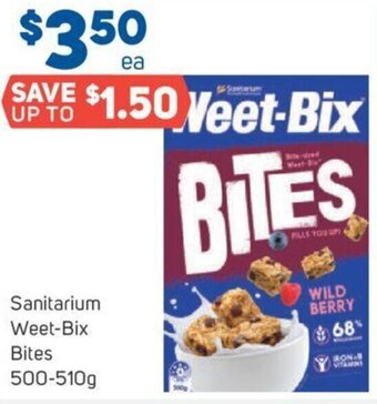 Foodland Sanitarium Weet-Bix Bites 500-510g offer