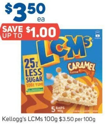 Foodland Kellogg's LCMs 100g offer