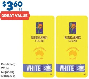 Foodland Bundaberg White Sugar 2kg offer