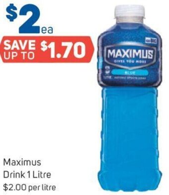 Foodland Maximus Drink 1 Litre offer