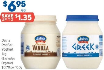 Foodland Jalna Pot Set Yoghurt 1kg offer