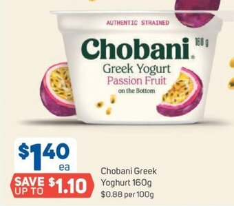 Foodland Chobani Greek Yoghurt 160g offer