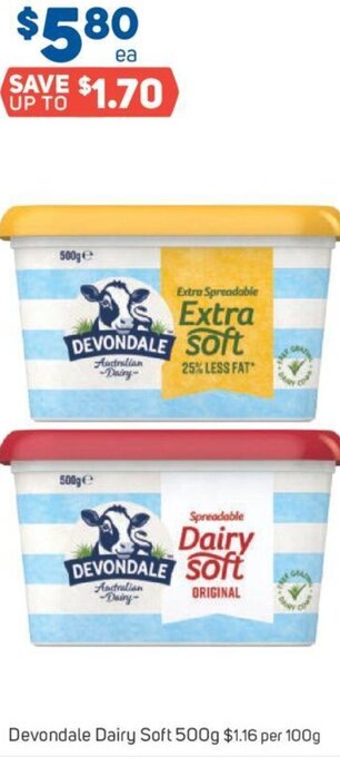 Foodland Devondale Dairy Soft 500g offer