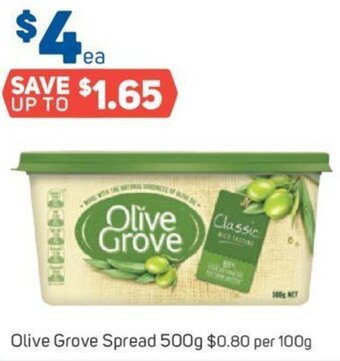 Foodland Olive Grove Spread 500g offer