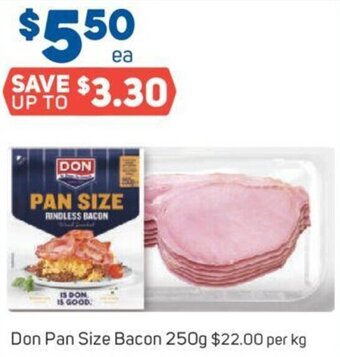 Foodland Don Pan Size Bacon 250g offer
