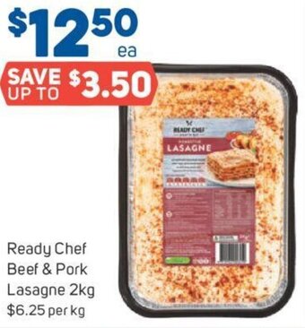 Foodland Ready Chef Beef & Pork Lasagne 2kg offer