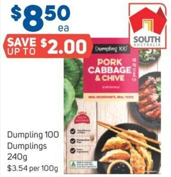 Foodland Dumpling 100 Dumplings 240g offer