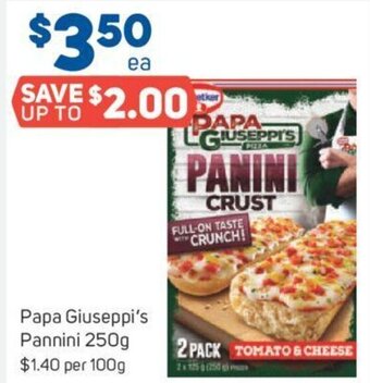Foodland Papa Giuseppi's Pannini 250g offer