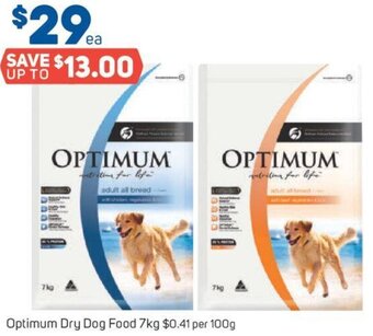 Foodland Optimum Dry Dog Food 7kg offer