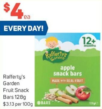 Foodland Rafferty's Garden Fruit Snack Bars 128g offer