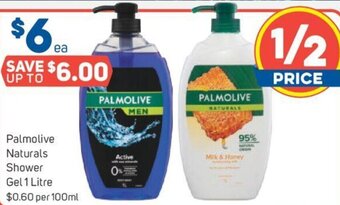 Foodland Palmolive Naturals Shower Gel 1 Litre offer