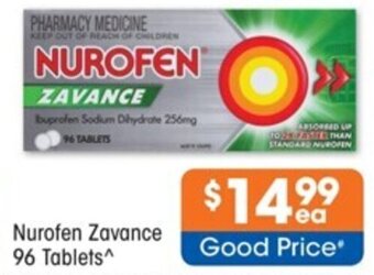 Good Price Pharmacy Nurofen Zavance Good Price 96 Tablets offer