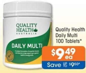 Good Price Pharmacy Quality Health Daily Multi 100 Tablets offer