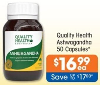 Good Price Pharmacy Quality Health Ashwagandha 50 Capsules offer
