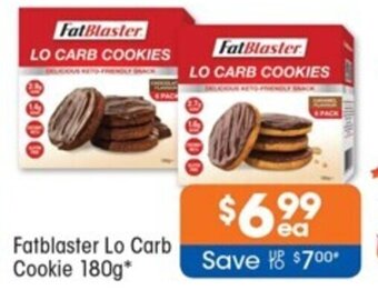 Good Price Pharmacy Fatblaster Lo Carb Cookie 180g offer
