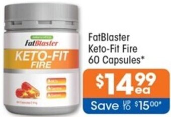 Good Price Pharmacy FatBlaster Keto-Fit Fire 60 Capsules offer
