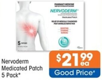 Good Price Pharmacy Nervoderm Medicated Patch 5 Pack offer